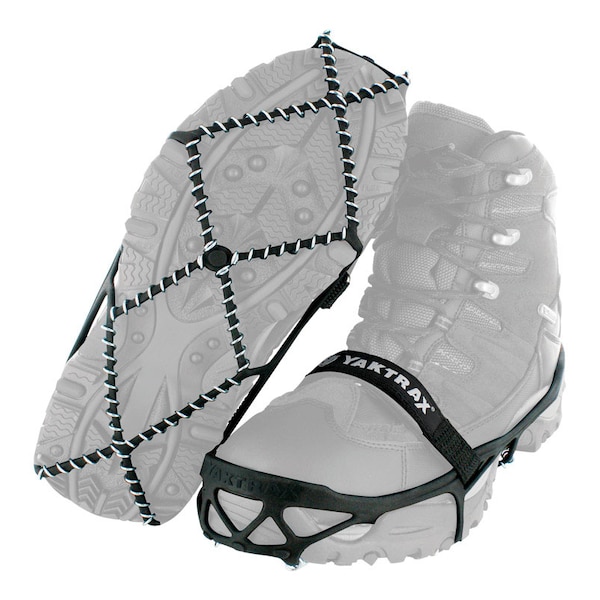 Yaktrax Yaktrax Pro Unisex Rubber/Steel Snow and Ice Traction Black S Waterproof 1 pair 08609 - main